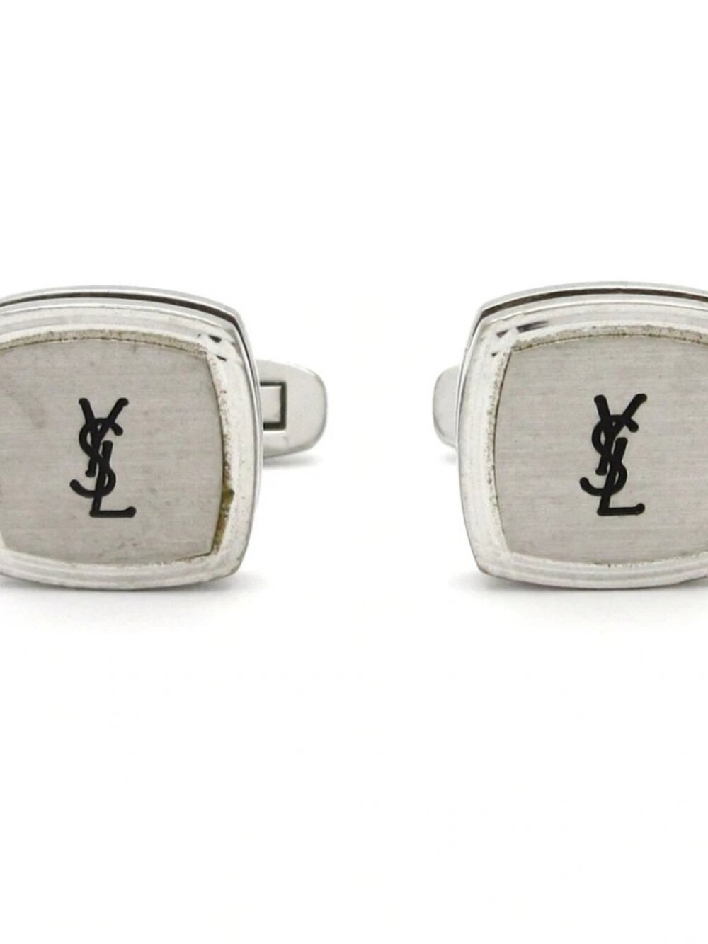 YvesSaintLaurent Silver Black Hardware Other Jewellery